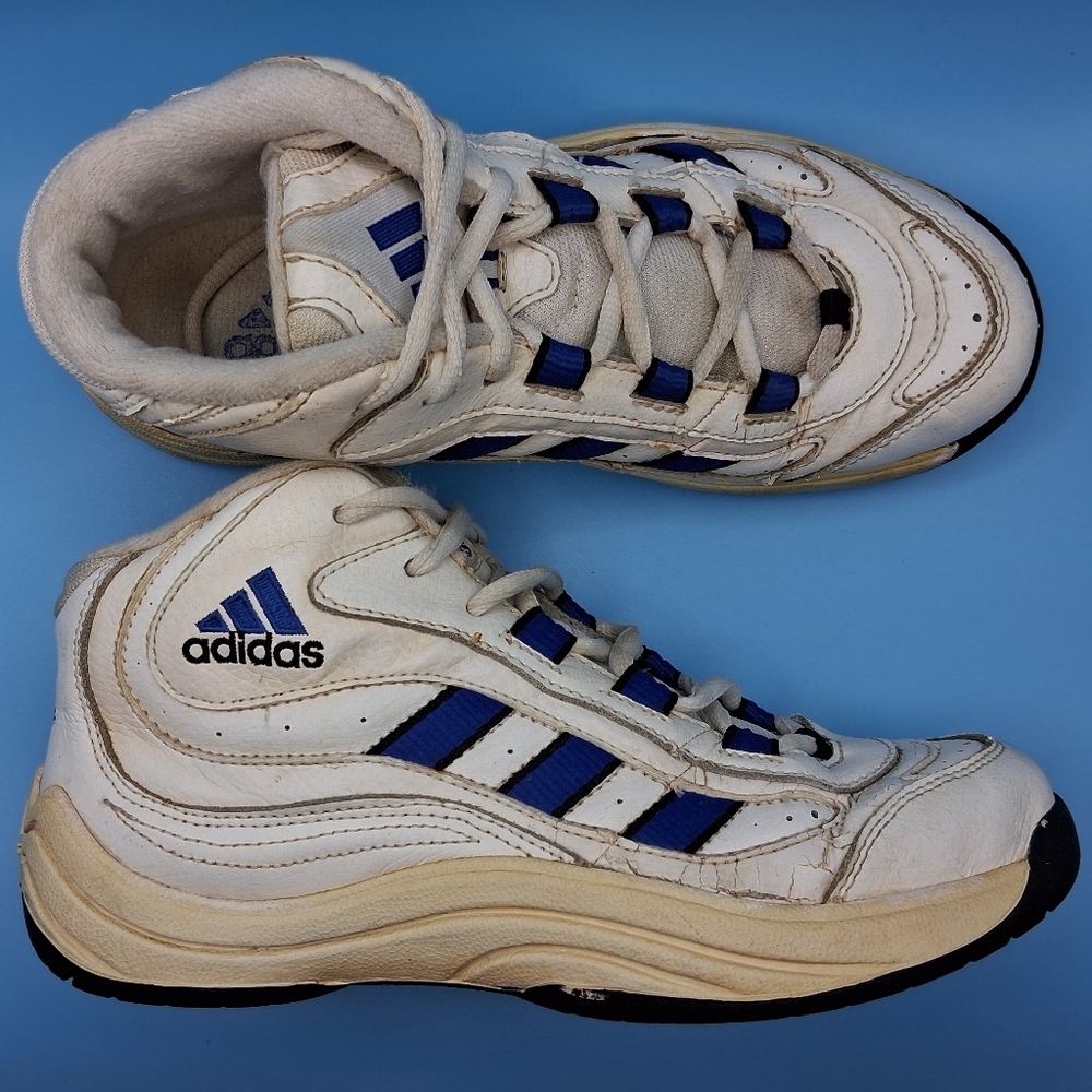 Vintage 90's Adidas Leather High Top Sneakers